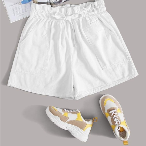 SHEIN Pants - Plus size Waist Denim Shorts